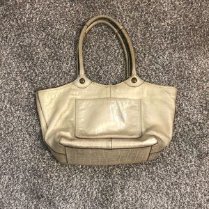 Coach metallic gold handbag